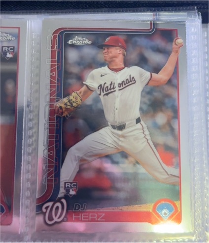 2025 Topps Chrome #270 DJ Herz — front