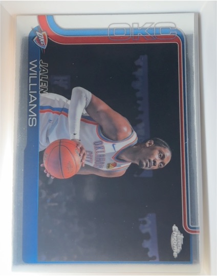 2025-26 Topps Chrome #187 Jalen Williams — front