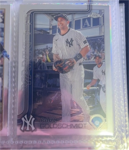 2025 Topps Chrome #168 Paul Goldschmidt — front