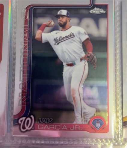 2025 Topps Chrome #269 Luis Garcia Jr. — front