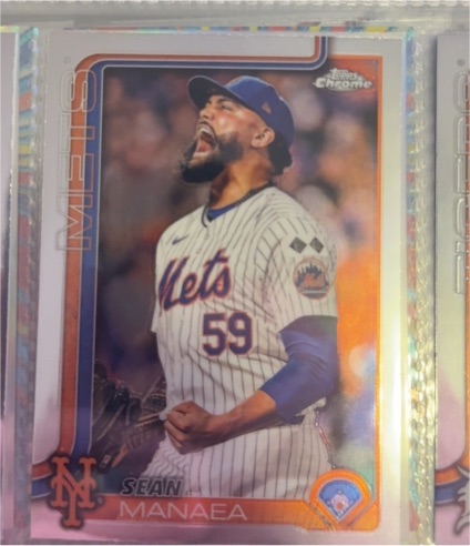 2025 Topps Chrome #287 Sean Manaea — front