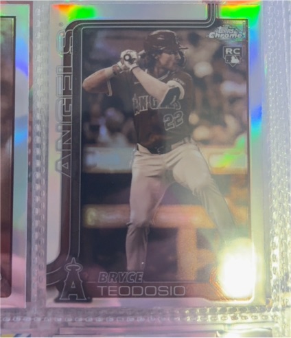 2025 Topps Chrome #198 Bryce Teodosio — front