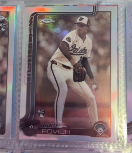 2025 Topps Chrome #140 Cade Povich — front