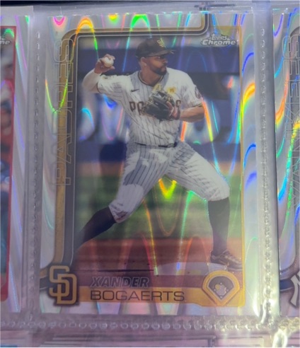 2025 Topps Chrome #229 Xander Bogaerts — front