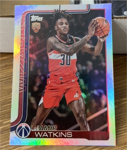 2025-26 Topps #244 Jamir Watkins — front