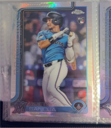2025 Topps Chrome #76 Javier Sanoja — front