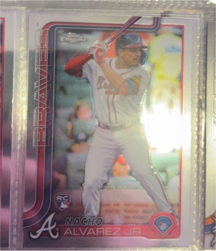 2025 Topps Chrome #75 Nacho Alvarez Jr. — front