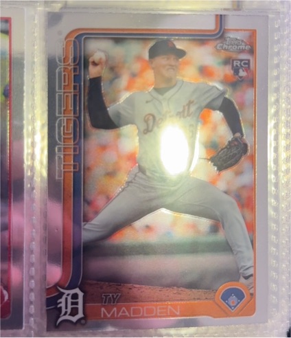 2025 Topps Chrome #285 Ty Madden — front