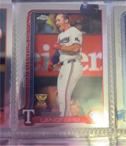2025 Topps Chrome #68 Wyatt Langford — front