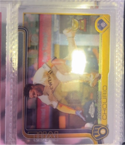 2025 Topps Chrome #262 Jackson Chourio — front