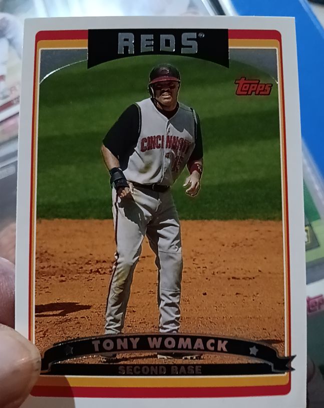 2006 Topps #424 Tony Womack Cincinnati Reds — front