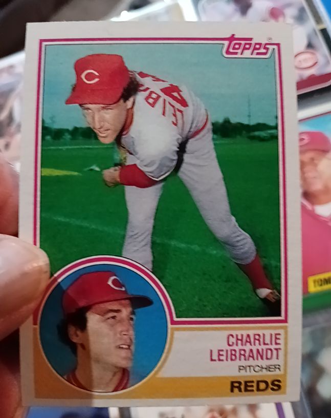 1983 Topps #607 Charlie Leibrandt Cincinnati Reds — front