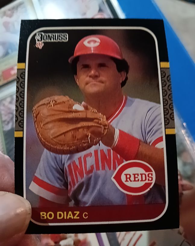 1987 Donruss #246 Bo Diaz — front