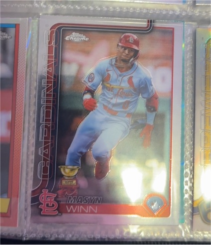 2025 Topps Chrome #244 Masyn Winn — front