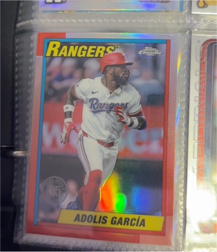 2025 Topps Chrome 1990 Topps Baseball #90CB-4 Adolis García — front
