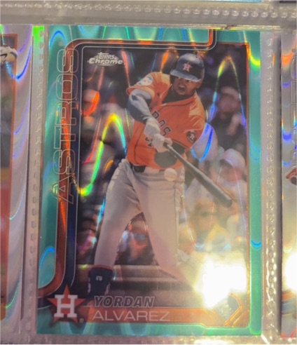2025 Topps Chrome #267 Yordan Alvarez — front