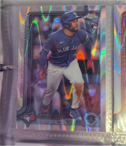 2025 Topps Chrome #163 Steward Berroa — front