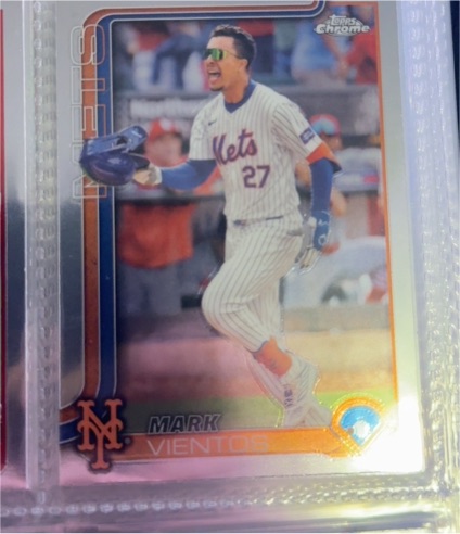 2025 Topps Chrome #129 Mark Vientos — front