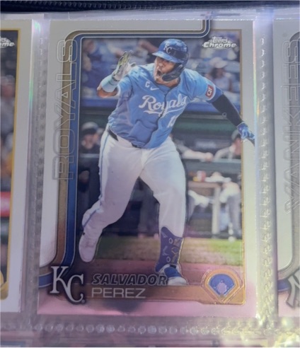 2025 Topps Chrome #114 Salvador Perez — front