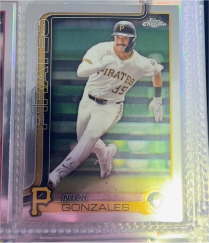 2025 Topps Chrome #222 Nick Gonzales — front