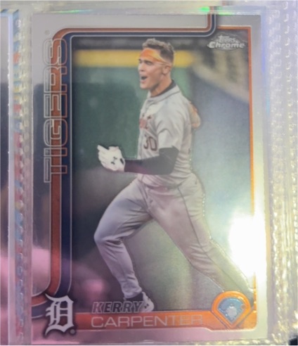 2025 Topps Chrome #299 Kerry Carpenter — front