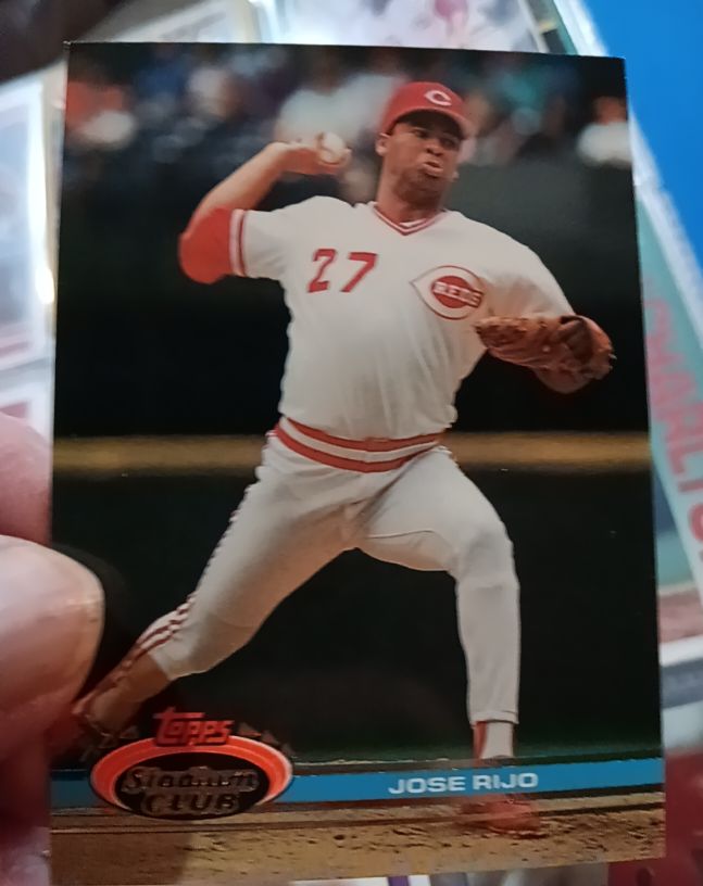 1991 Topps Stadium Club #11 Jose Rijo — front