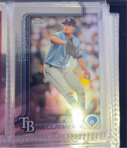 2025 Topps Chrome #298 Shane McClanahan — front