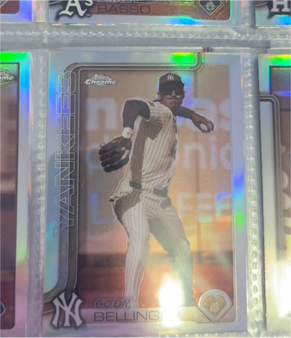 2025 Topps Chrome #83 Cody Bellinger Sepia Refractor — front