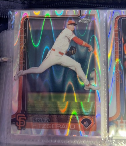 2025 Topps Chrome #30 Tyler Fitzgerald — front