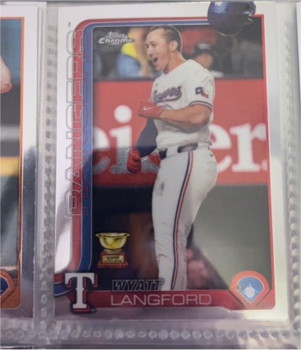 2025 Topps Chrome #68 Wyatt Langford — front