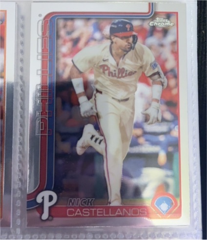 2025 Topps Chrome #226 Nick Castellanos — front