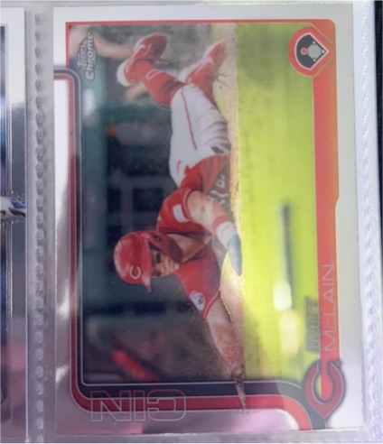 2025 Topps Chrome #278 Matt McLain — front