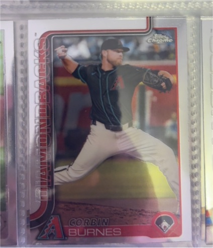 2025 Topps Chrome #17 Corbin Burnes — front