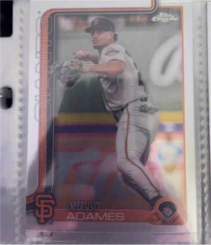2025 Topps Chrome #282 Willy Adames — front