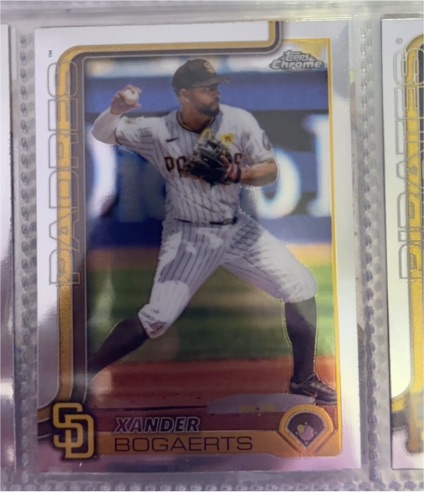 2025 Topps Chrome #229 Xander Bogaerts — front