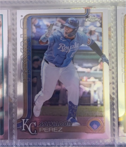 2025 Topps Chrome #114 Salvador Perez — front