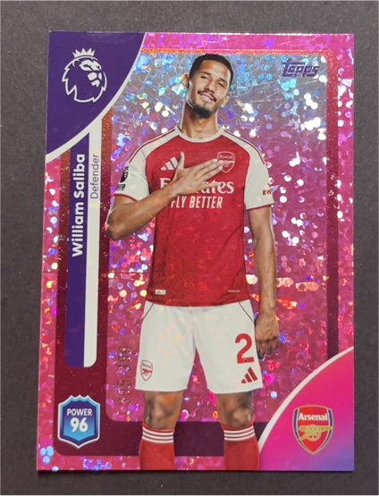 2025-26 Topps Premier League #3 William Saliba — front