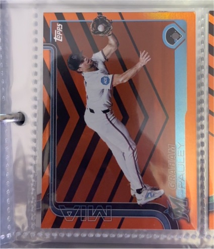 2025 Topps Update #US188 Graham Pauley — front