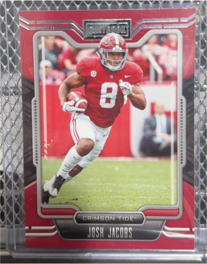 2022 Panini Chronicles Draft Picks Playbook #22 Josh Jacobs — front