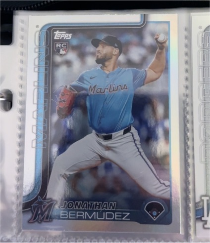 2025 Topps Update #US144 Jonathan Bermudez — front