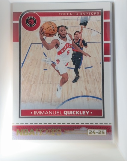 2024-25 Panini NBA Hoops #123 Immanuel Quickley — front