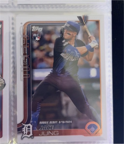 2025 Topps Chrome Update #USC121 Jace Jung — front