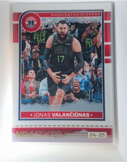 2024-25 Panini NBA Hoops #229 Jonas Valančiūnas — front