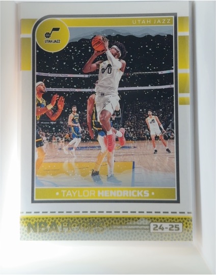 2024-25 Panini NBA Hoops #24-25 Taylor Hendricks — front