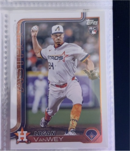 2025 Topps Chrome Update #USC141 Logan VanWey — front