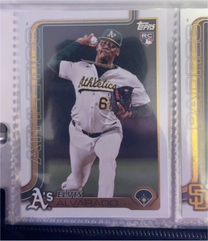 2025 Topps Update #US61 Elvis Alvarado — front