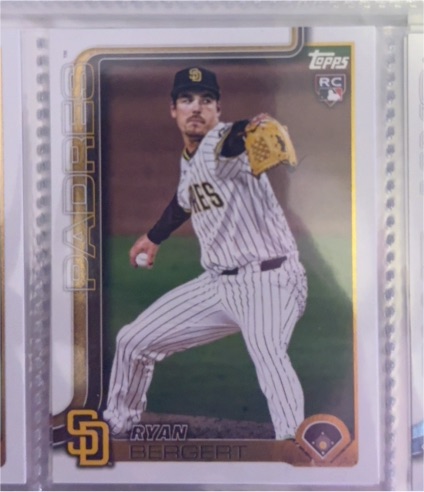 2025 Topps Update #US295 Ryan Bergert — front