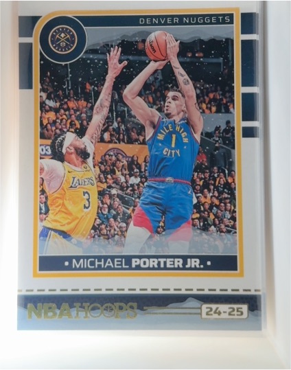 2024-25 Panini NBA Hoops #187 Michael Porter Jr. — front