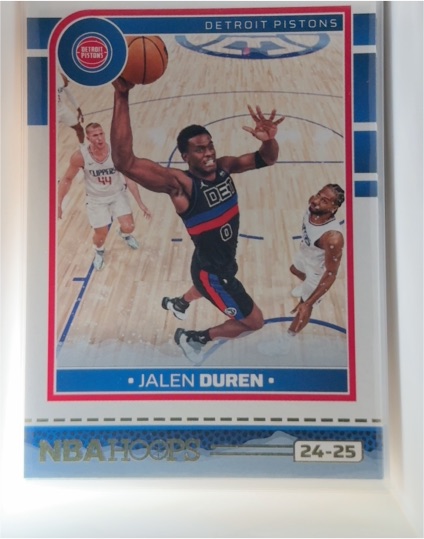 2024-25 Panini NBA Hoops #177 Jalen Duren — front