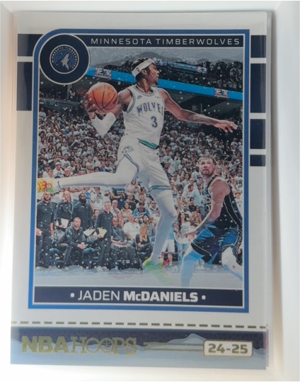 2024-25 Panini NBA Hoops #6 Jaden McDaniels — front